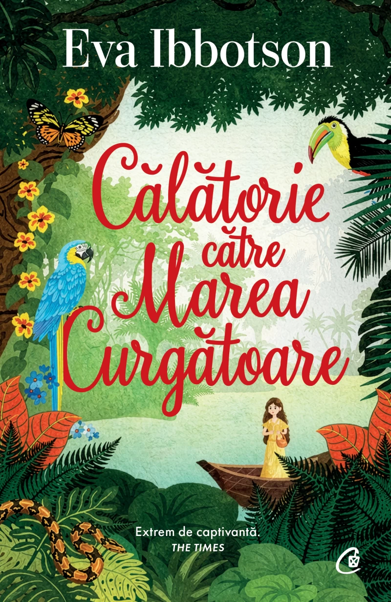 Coperta cărții „Călătorie către Marea Curgătoare”, de Eva Ibbotson