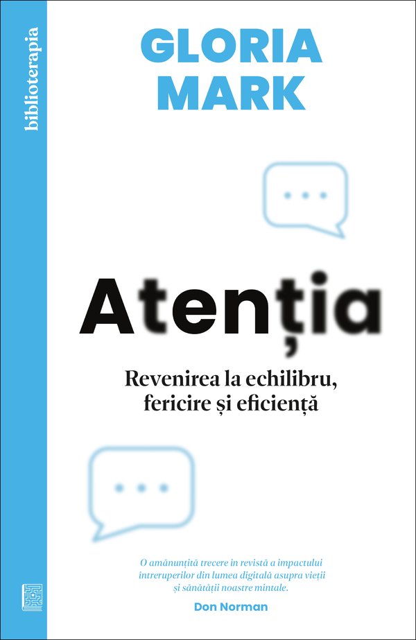 Coperta cărții „Atenția”, de Gloria Mark