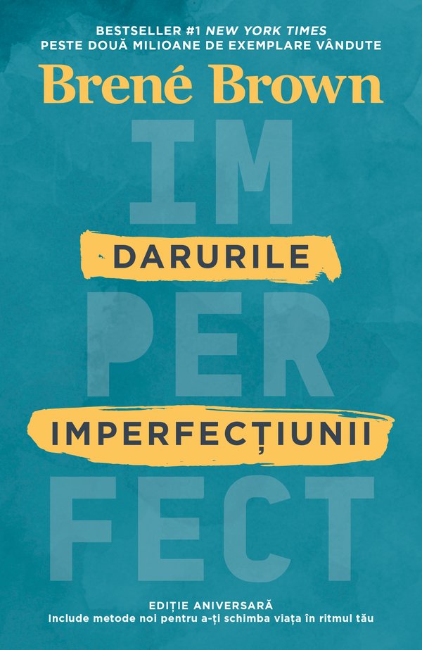 Coperta cărții „Darurile imperfecțiunii”, de Brené Brown