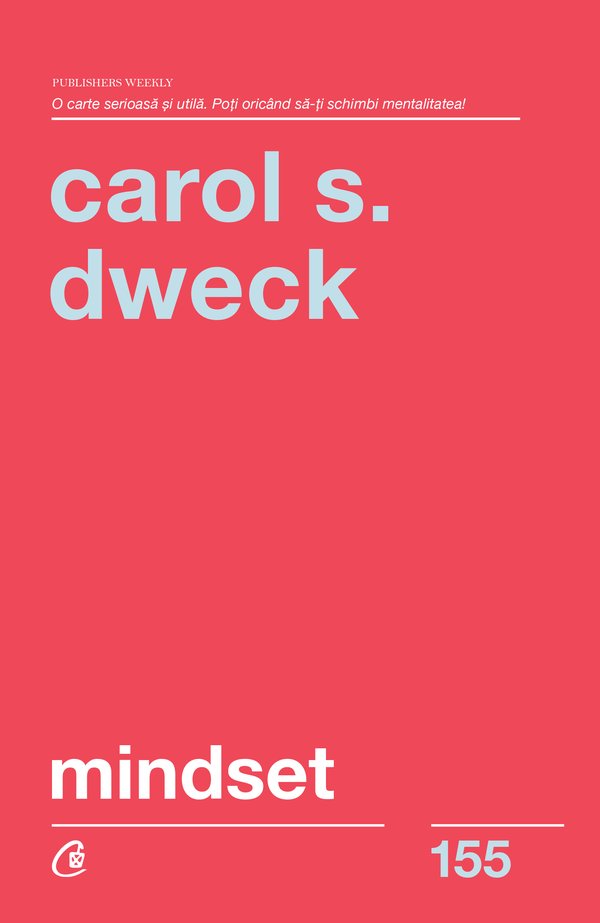 Coperta cărții „Mindset”, de Carol S. Dweck